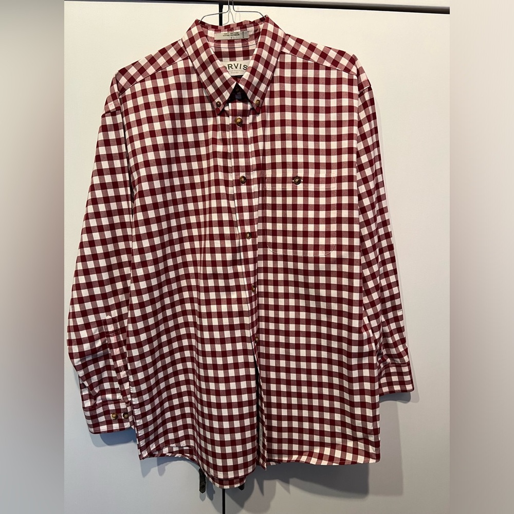 NWOT Orvis Men’s Button-Down shirt Size L
